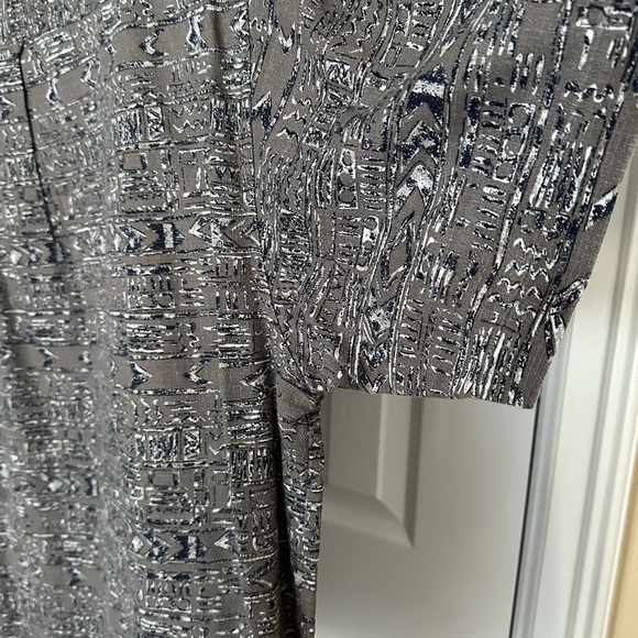 Columbia Aztec Southwestern Hawaiian Print Short Sleeve Cotton Button Down Shirt - Picture 11 of 13